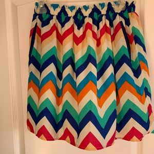 Annabelle Chevron Skirt